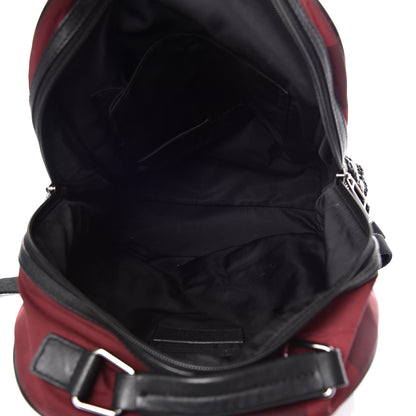 Burberry Nylon Supernova Check Backpack Red 5 of 15