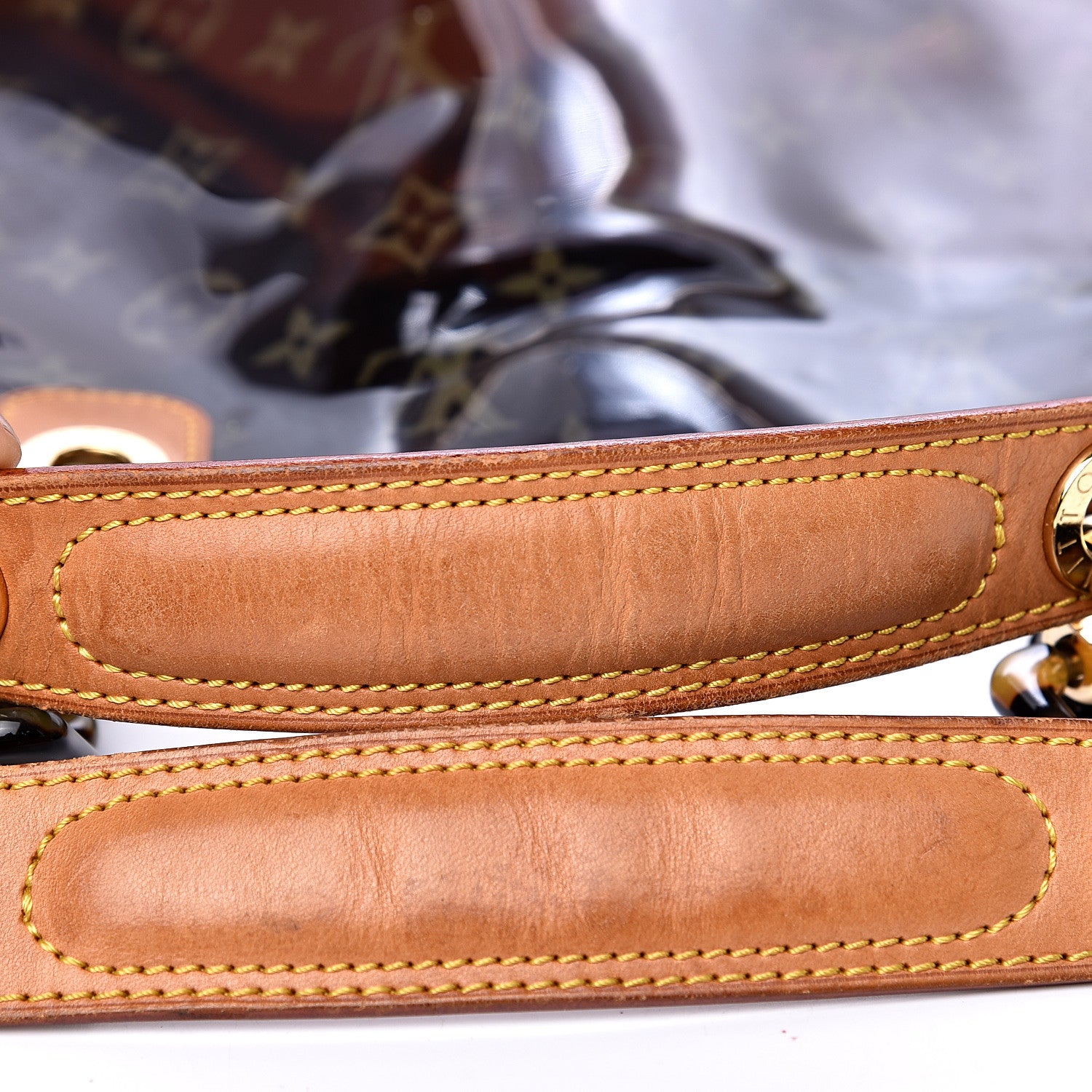 Louis Vuitton Vinyl Cabas Sac Ambre MM 9 of 10