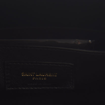 Saint Laurent Smooth Calfskin Manhattan Nano Shopper Tote Black 4 of 8
