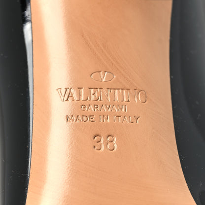 Valentino Garavani Patent One Stud 100mm Pumps 38 Black 7 of 7