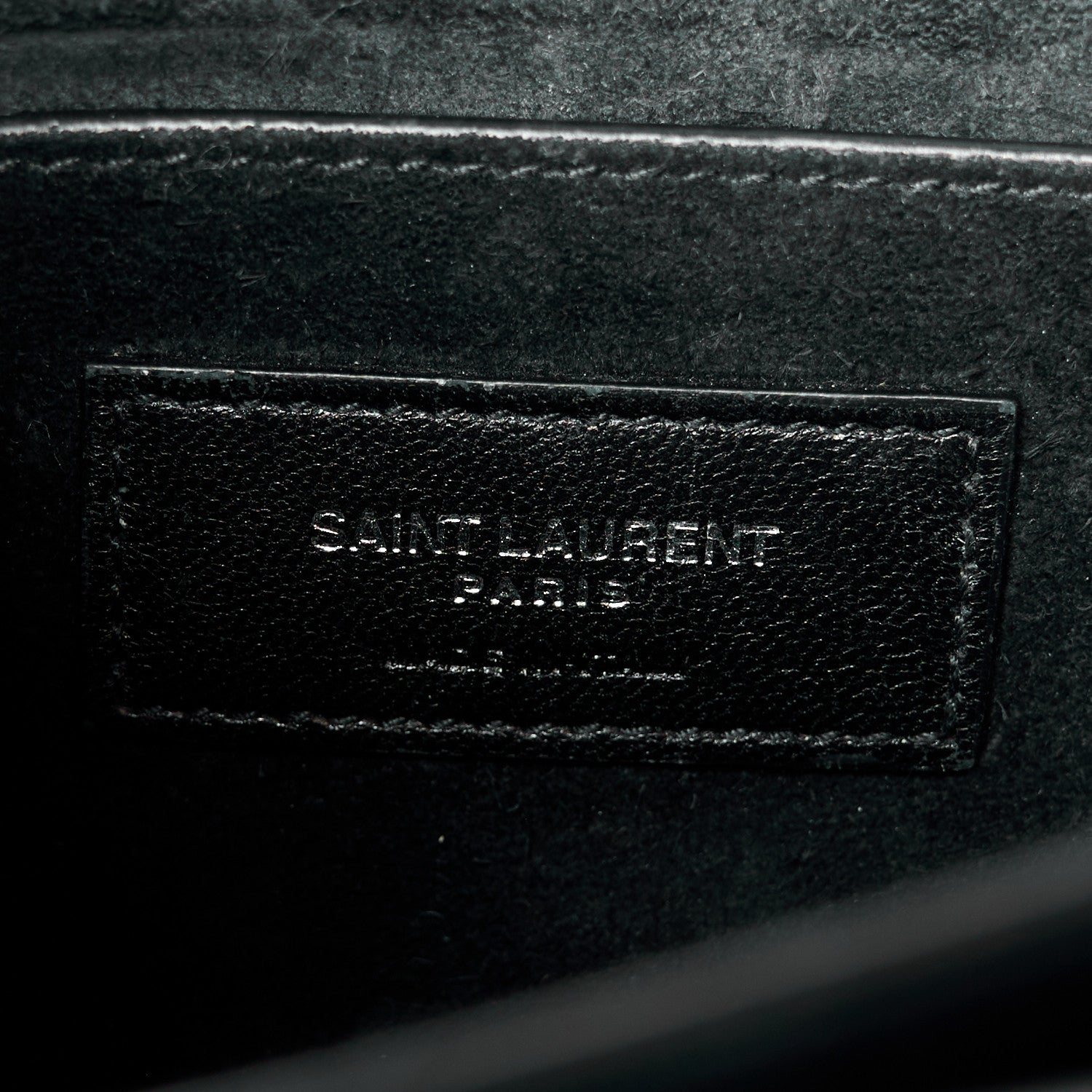 Saint Laurent Calfskin Medium Monogram Sunset Black 6 of 11