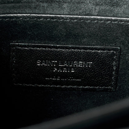 Saint Laurent Calfskin Medium Monogram Sunset Black 6 of 11