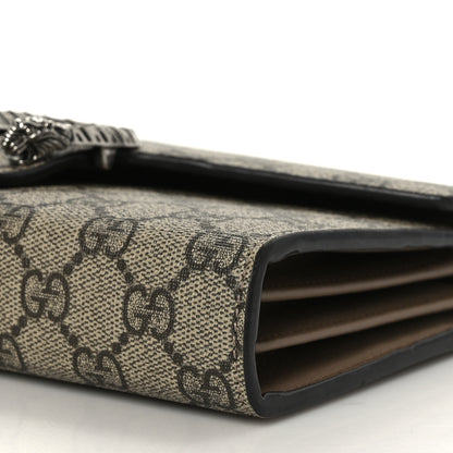 Gucci GG Supreme Monogram Mini Dionysus Chain Wallet Beige Taupe 9 of 9