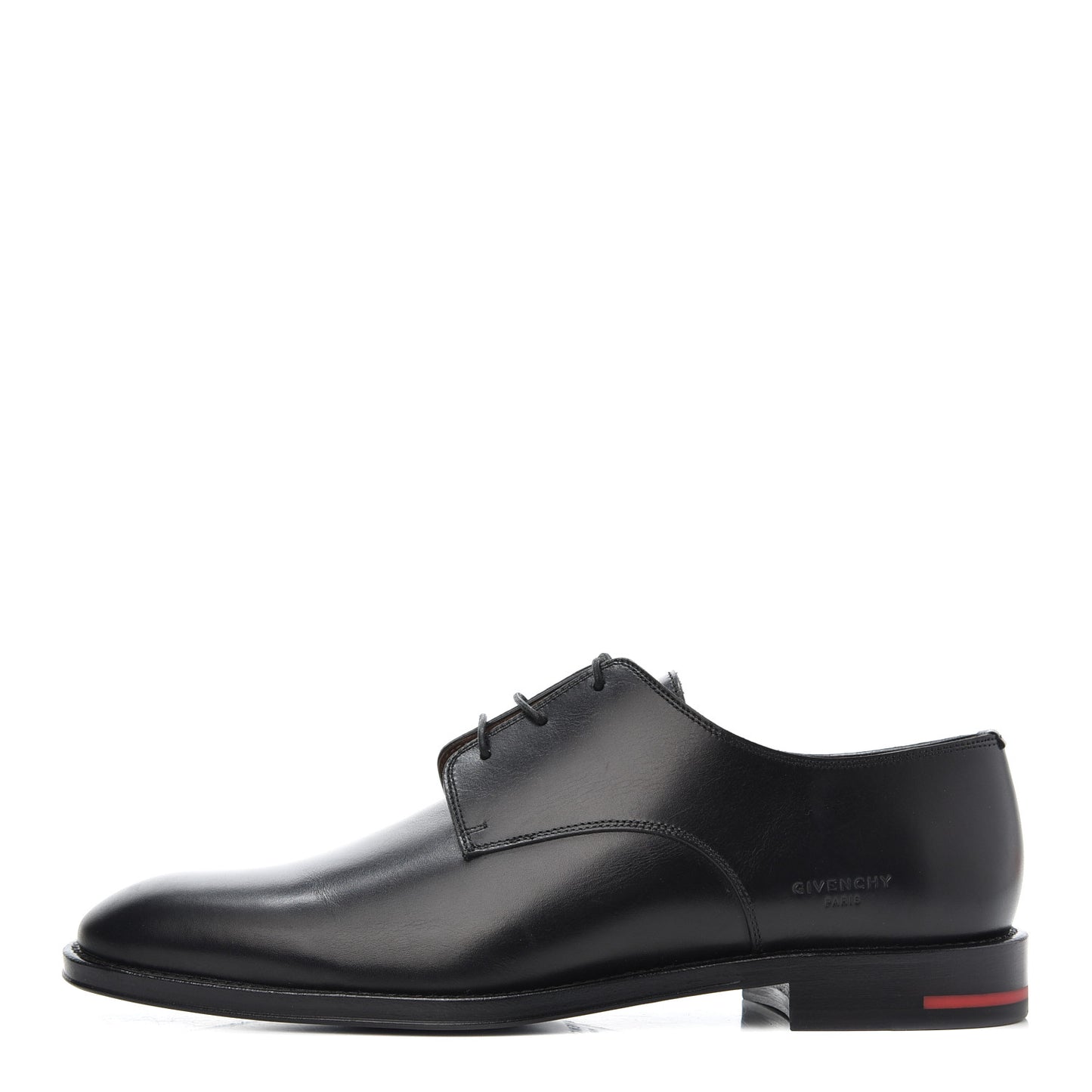 Calfskin Mens Kline Lace Up Derby Shoes 41 Black