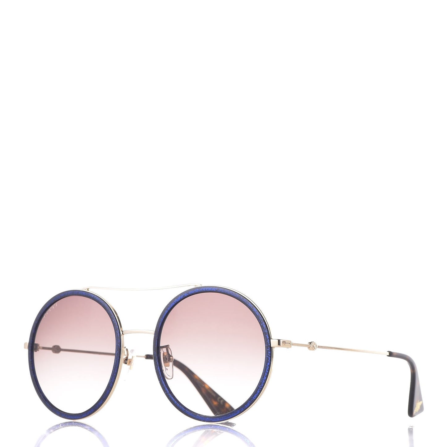 Round Sunglasses GG 0061S Blue