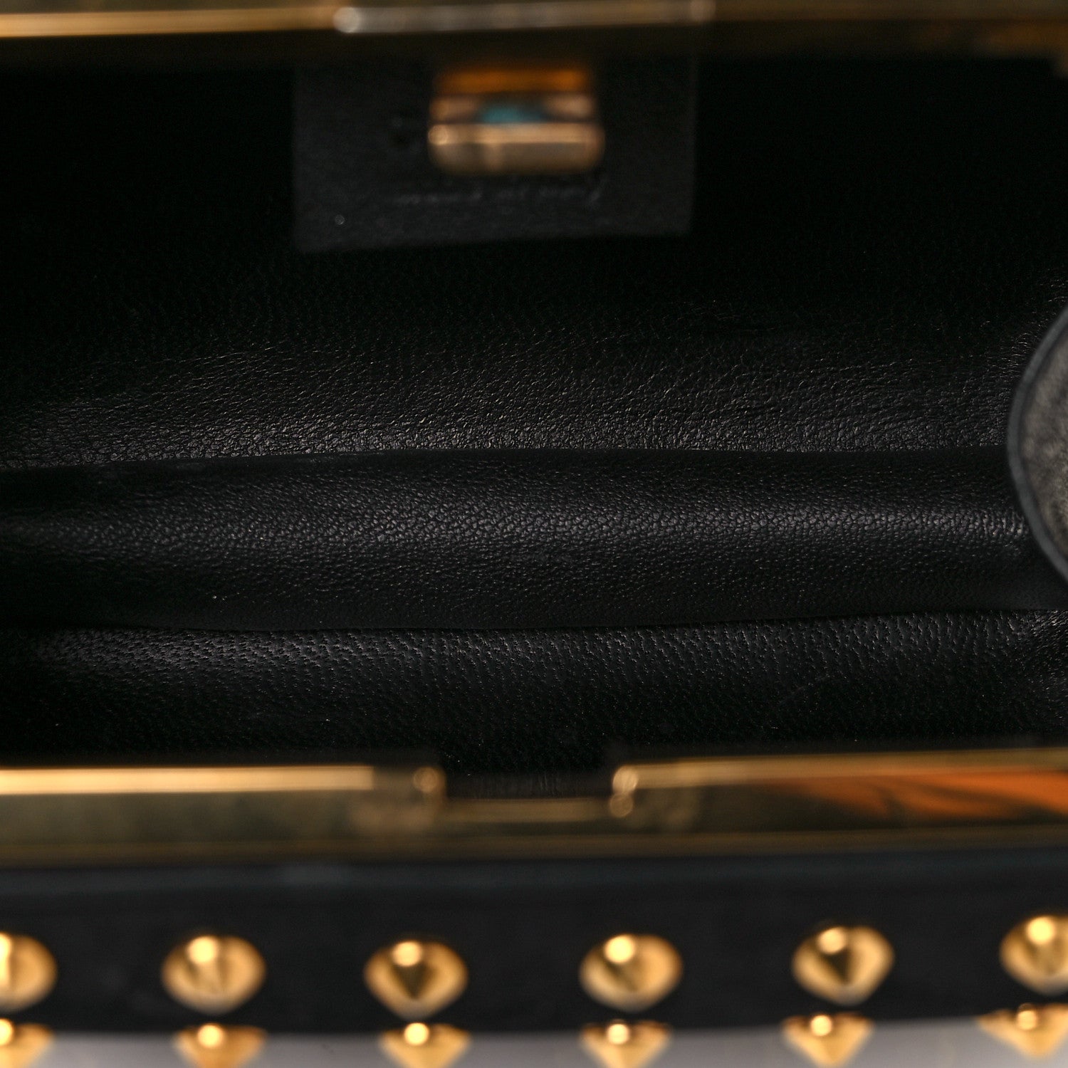 Gucci Studded Broadway Clutch Black 5 of 9