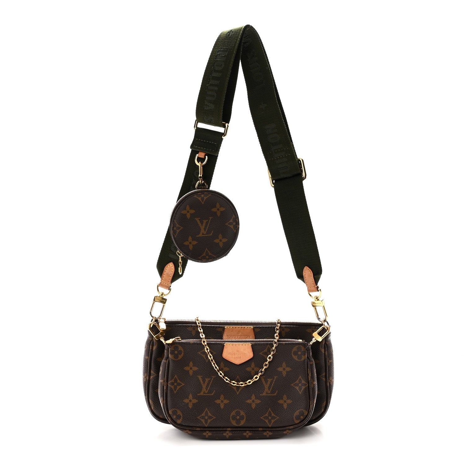 Louis Vuitton Monogram Multi Pochette Accessories Kaki 1 of 10