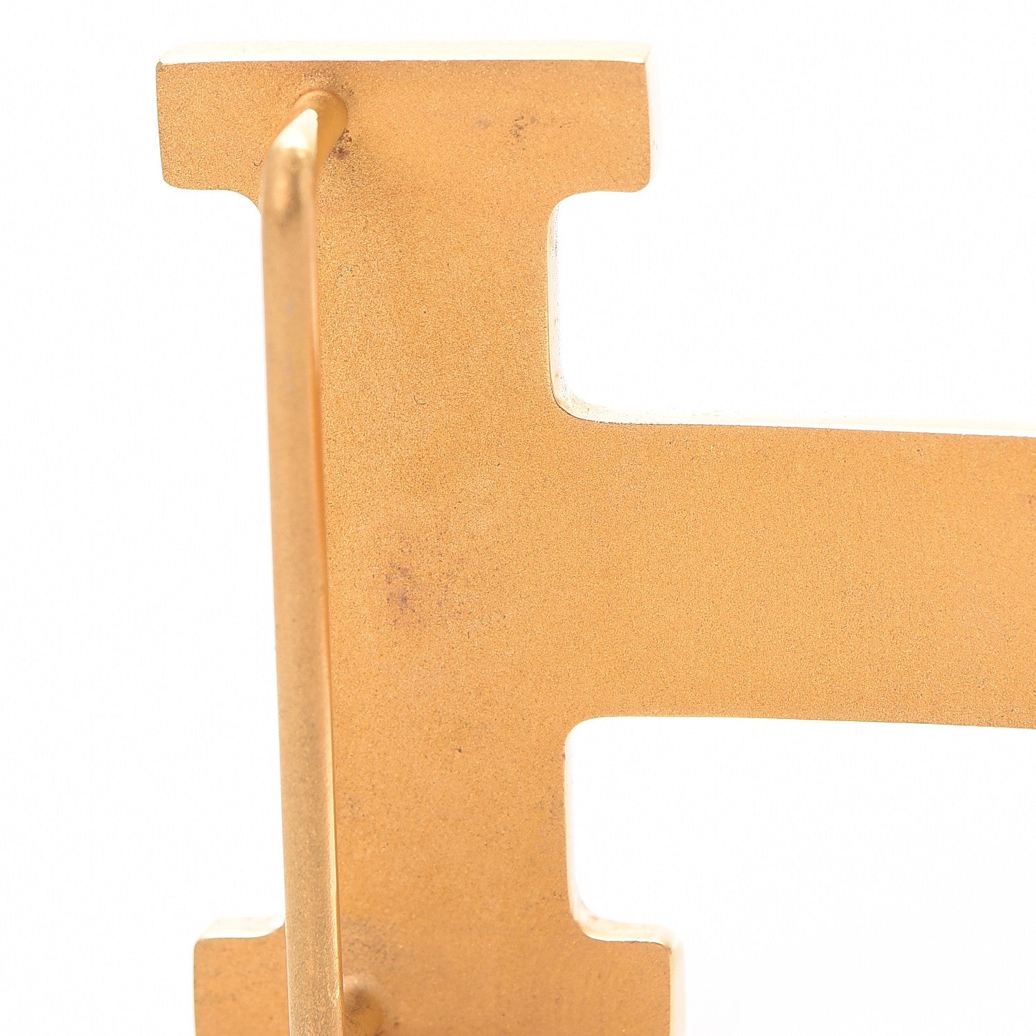 Hermes Polished 32mm H Belt Buckle Gold 6 of 6