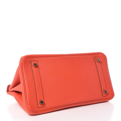 Hermes Togo Birkin 30 Capucine 5 of 35