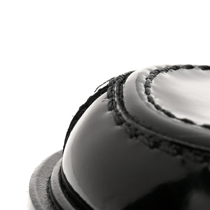 Chanel Shiny Calfskin Logo Loafers 39 Black 12 of 12