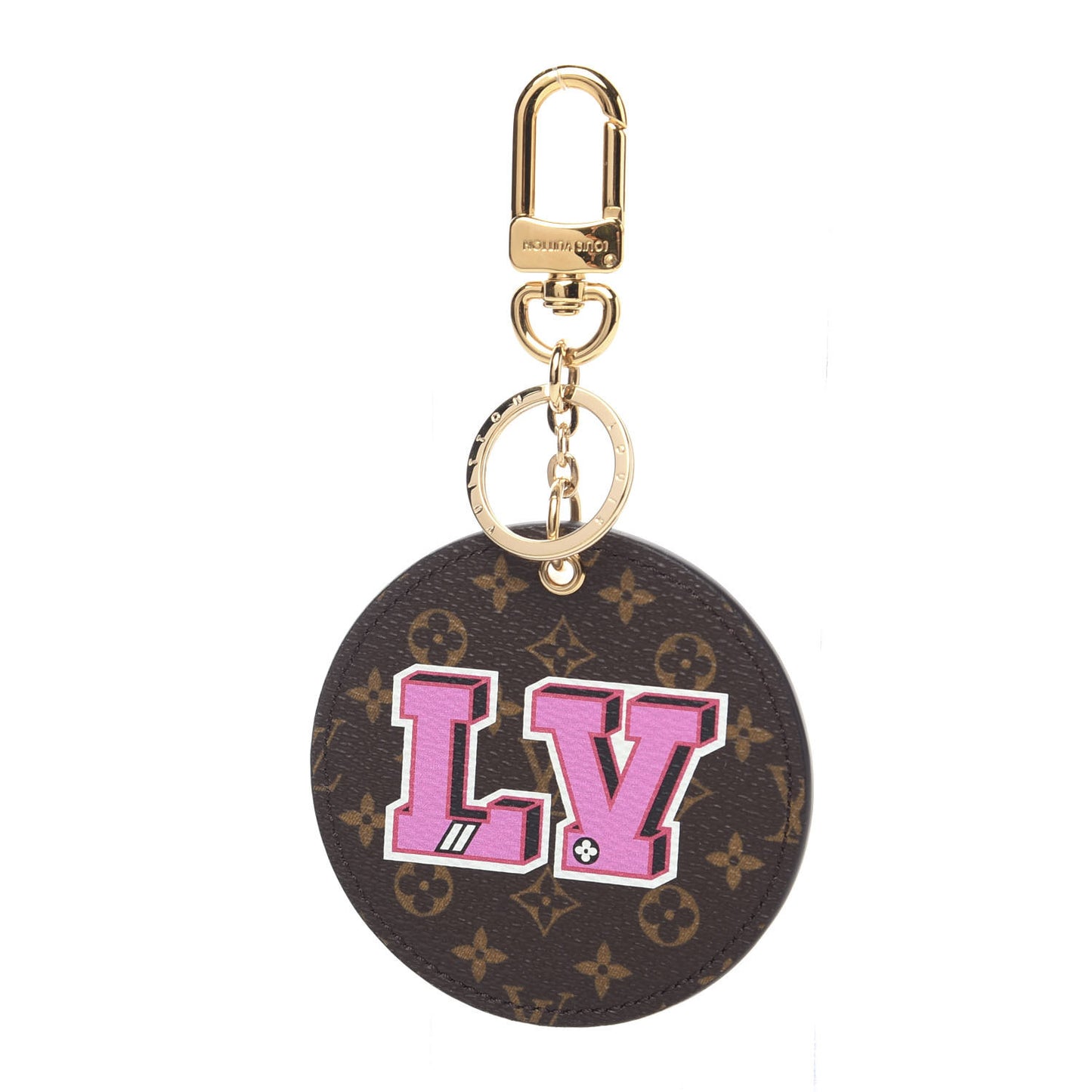Monogram Stories Bag Charm Key Holder