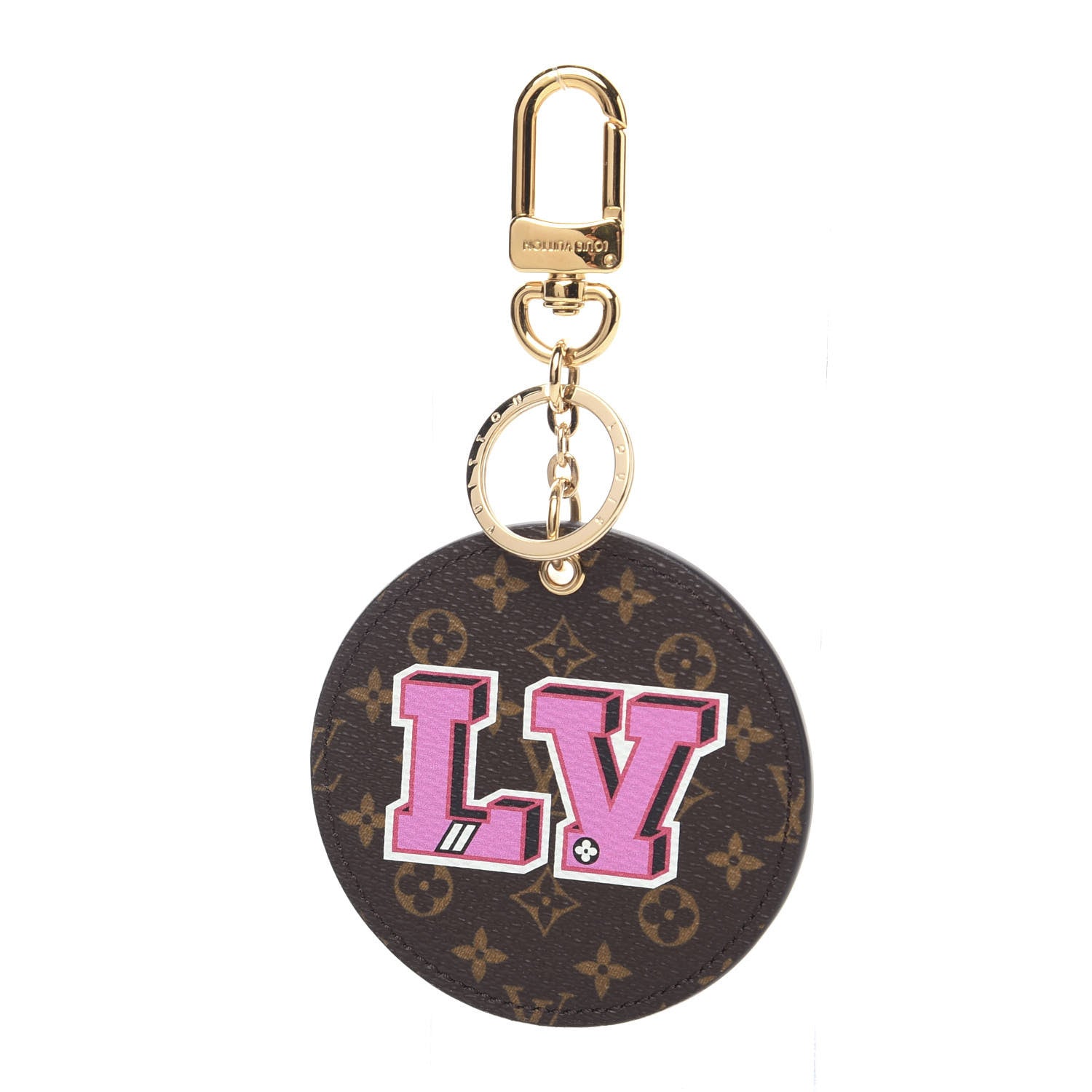 Louis Vuitton Monogram Stories Bag Charm Key Holder 1 of 2