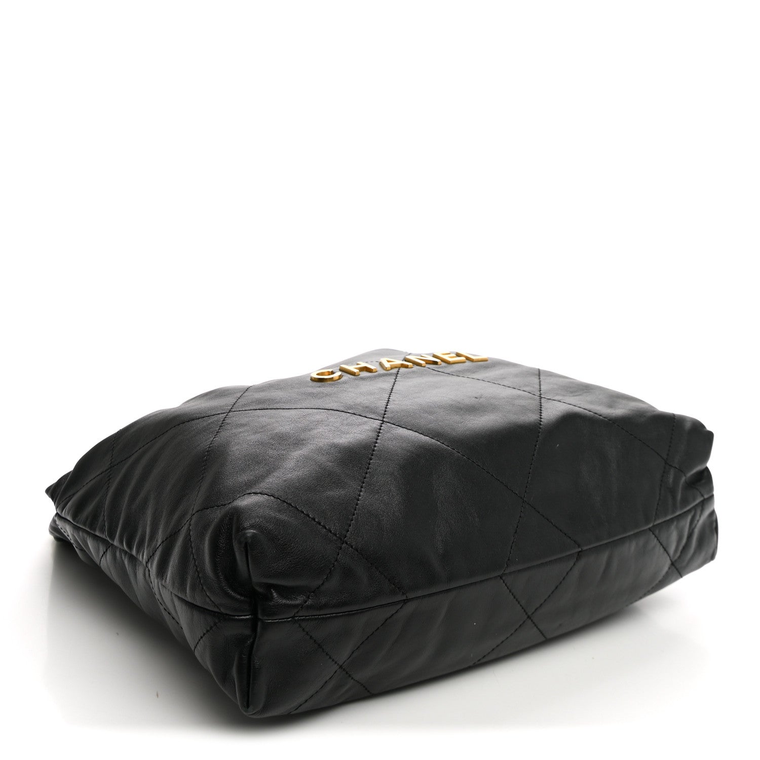 Chanel Shiny Calfskin Quilted Small Chanel 22 Black 5 of 11