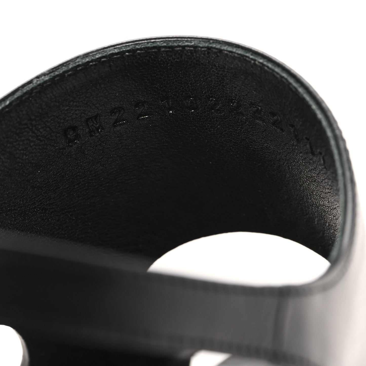 Calfskin Electra 90 Sandals 38 Black