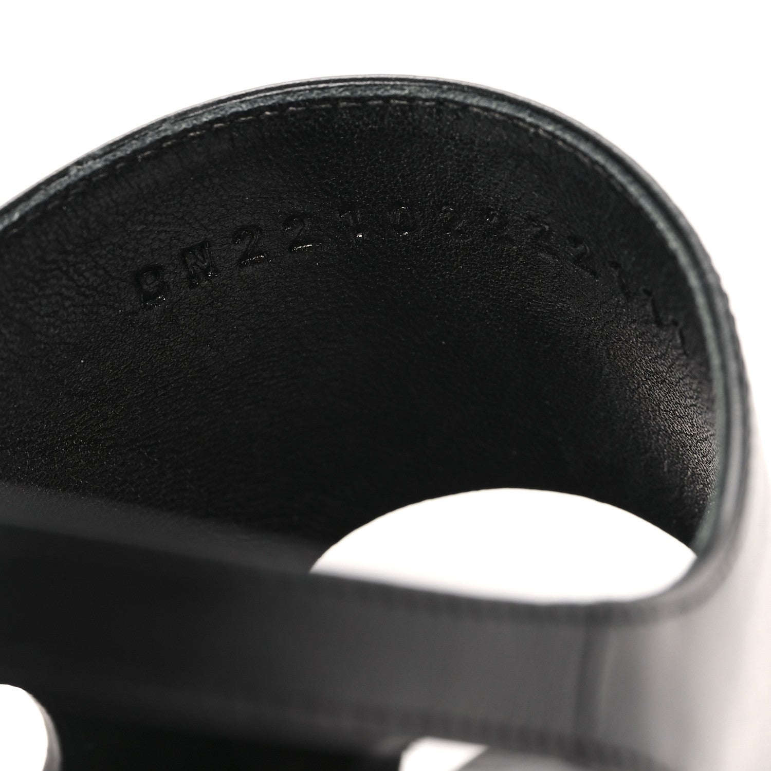 Hermes Calfskin Electra 90 Sandals 38 Black 9 of 11