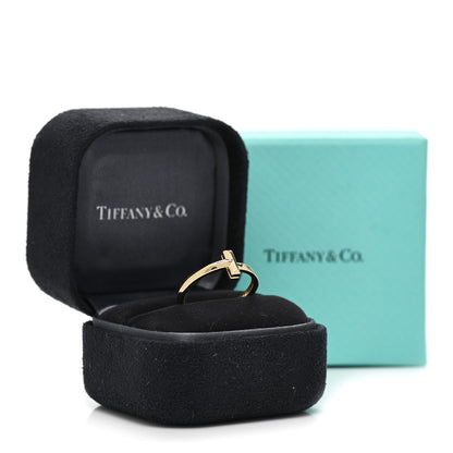 Tiffany 18K Yellow Gold T T1 Ring 52 6 5 of 5