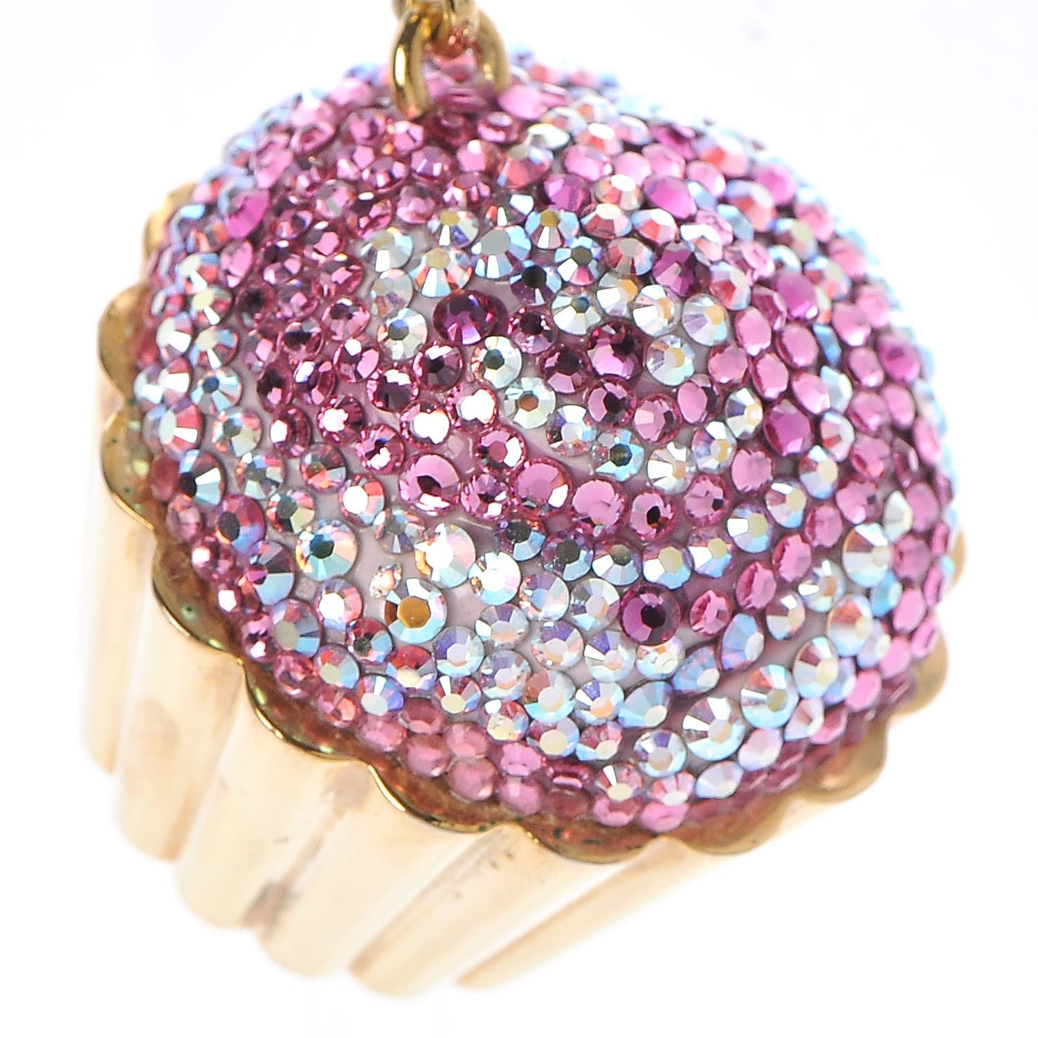 Judith Leiber Strawberry Cupcake Key Ring 4 of 6