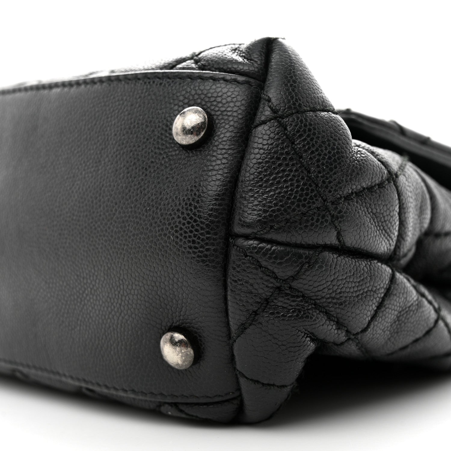 Chanel Caviar Quilted Small Coco Handle Flap Black 9 of 21