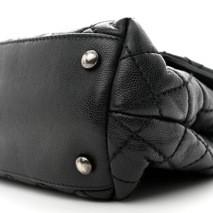 Chanel Caviar Quilted Small Coco Handle Flap Black 9 of 21