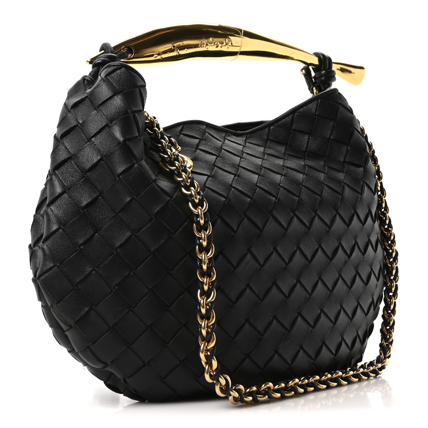 Bottega Veneta Nappa Intrecciato Sardine With Chain Bag 3 of 11