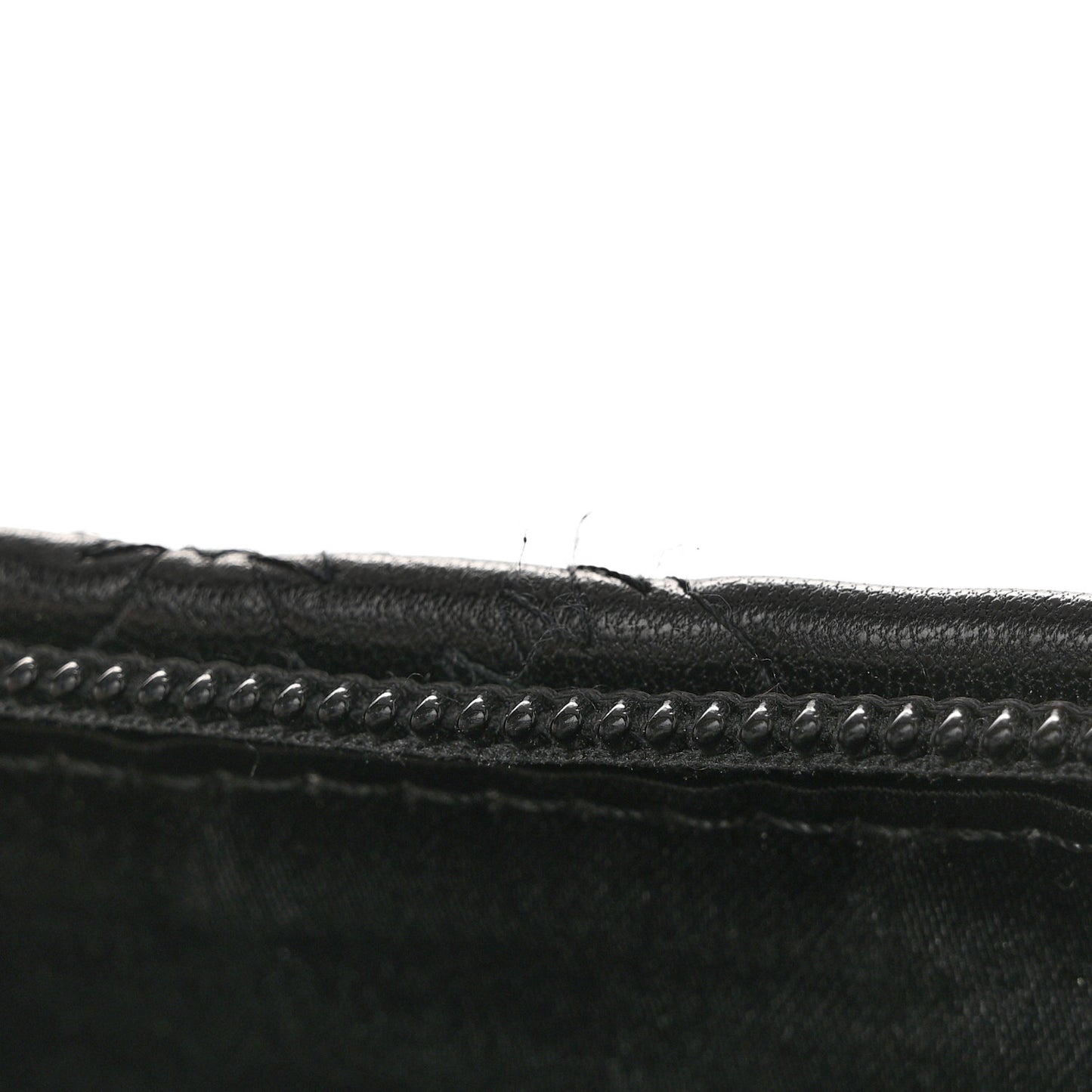 Lambskin Quilted Small Hidden Chain Shoulder Bag Black