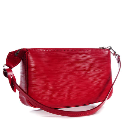 Louis Vuitton Epi Pochette Accessories NM Carmine 3 of 7