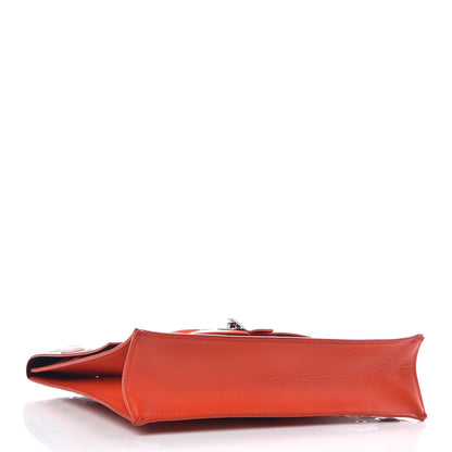 Proenza Schouler Smooth Calfskin Grommet Small Lunch Bag Orange 4 of 9