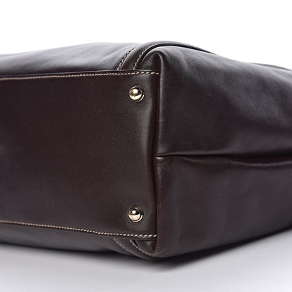 Gucci Calfskin Large Britt Shoulder Bag Dark Brown 11 of 11