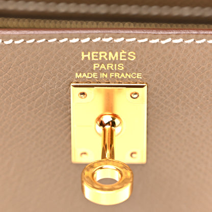 Hermes Epsom Kelly Sellier 25 Etoupe 6 of 13