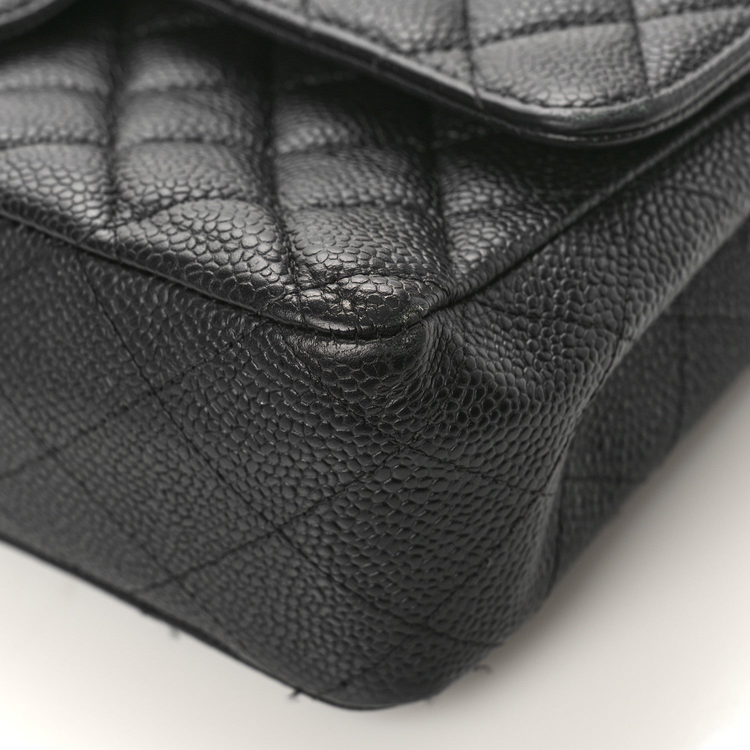 Chanel Caviar Quilted Medium Double Flap Black 10 of 11