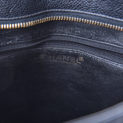 Chanel Caviar Quilted Medallion Tote Black 5 of 9