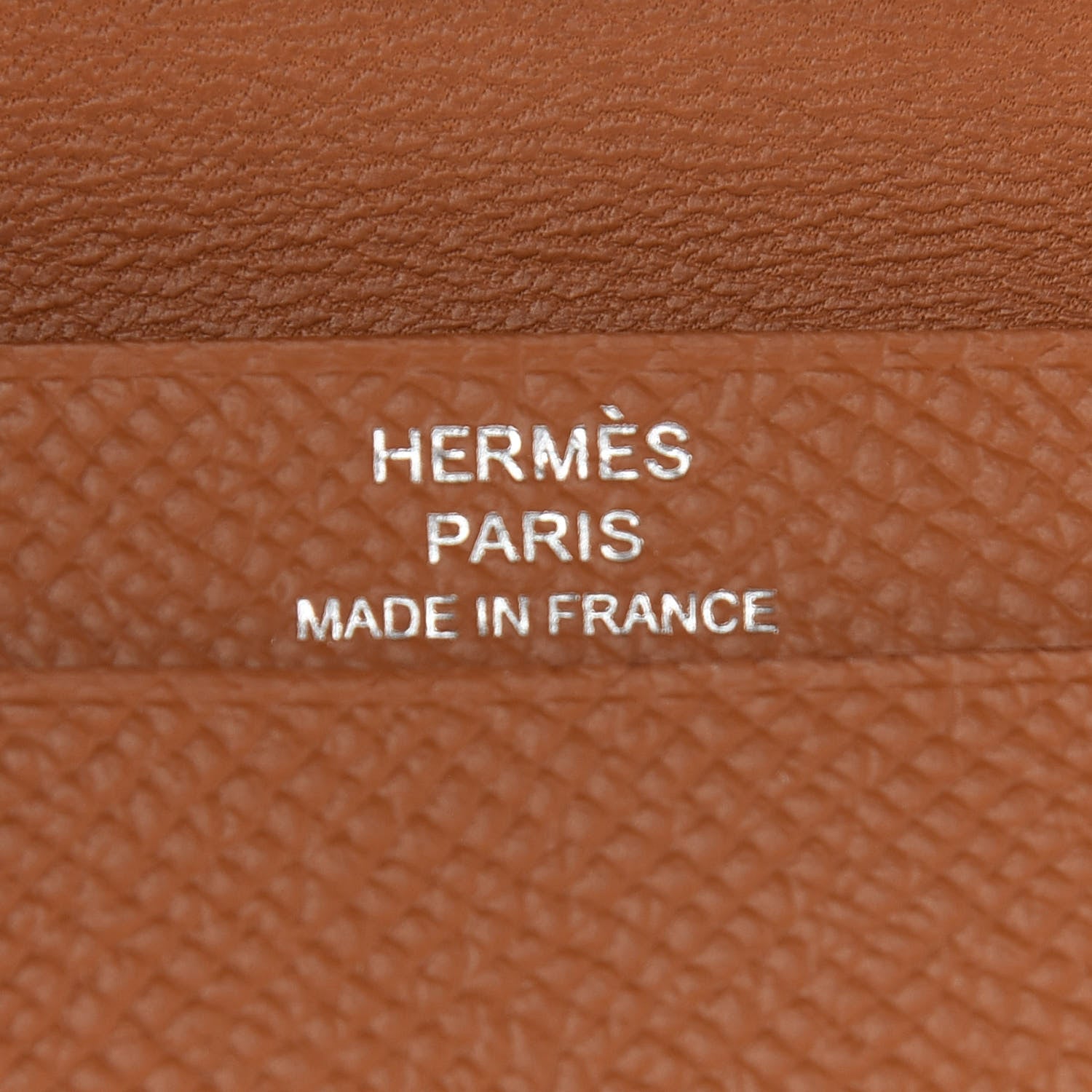 Hermes Epsom Mini Bearn Wallet Gold 6 of 6