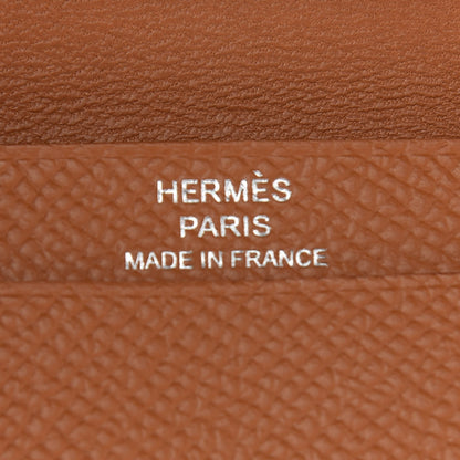 Hermes Epsom Mini Bearn Wallet Gold 6 of 6