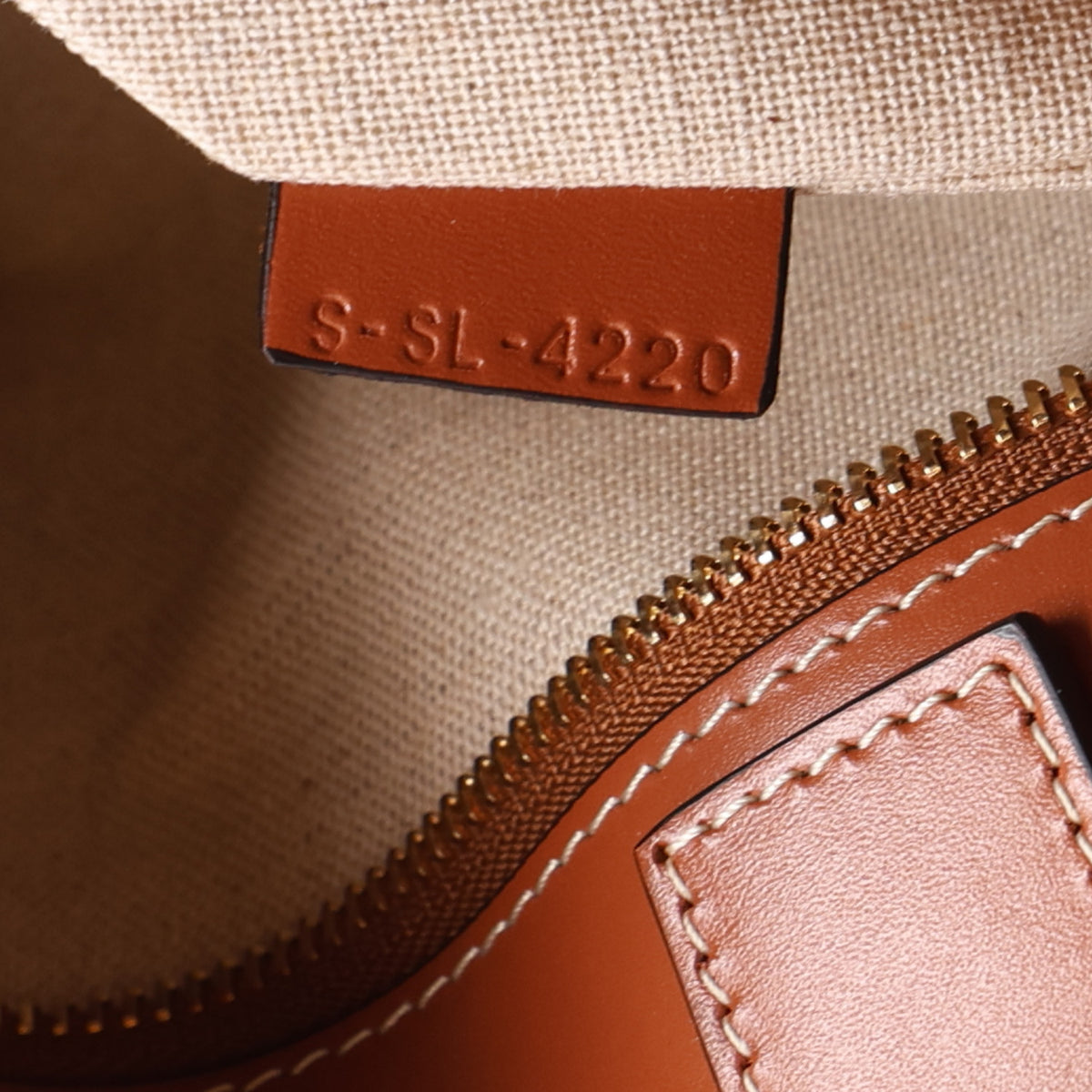Celine Canvas Calfskin Sulky Print Large Vertical Cabas Natural Tan 8 of 11