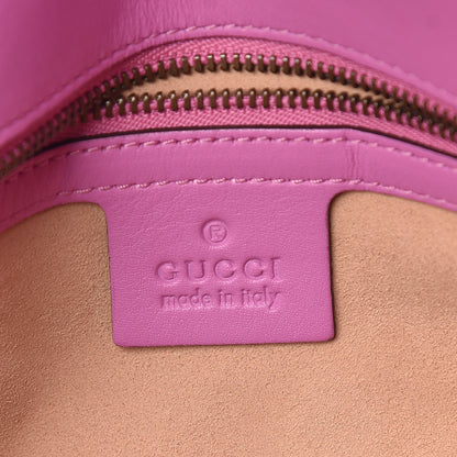 Gucci Calfskin Matelasse Medium GG Marmont Shoulder Bag Candy Mousse 8 of 10
