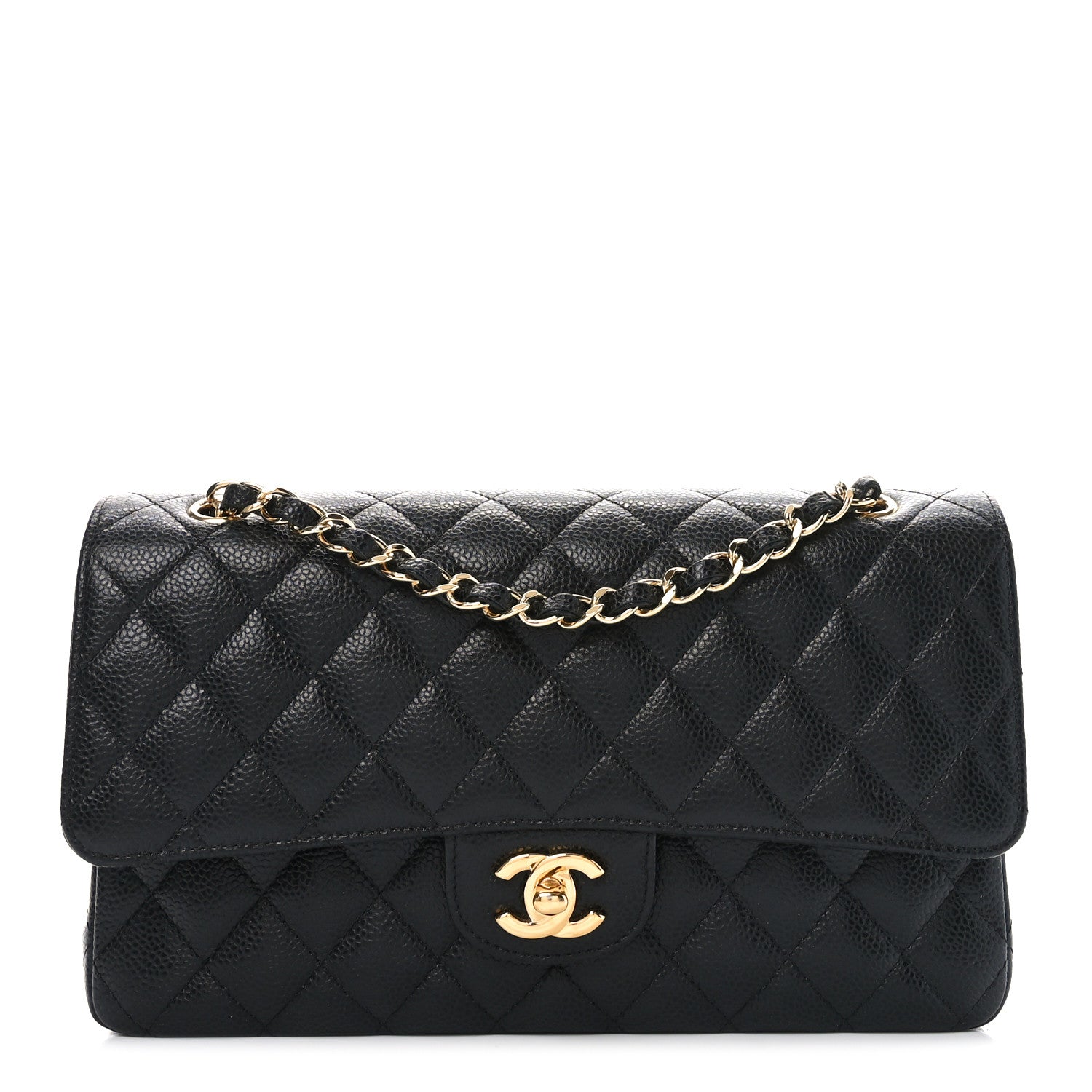 Chanel Caviar Quilted Medium Double Flap Black 1 of 11