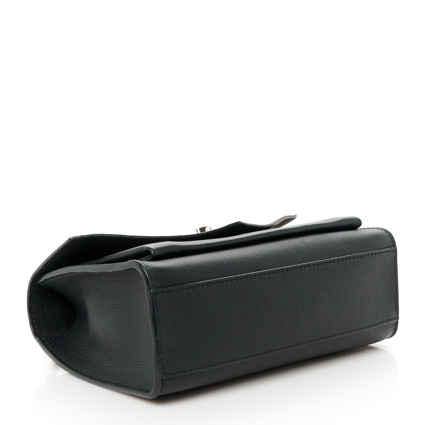 Soft Calfskin My Lockme Chain Bag BB Black