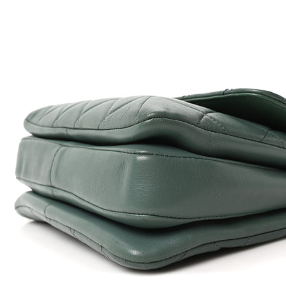 Chanel Lambskin Quilted Small Trendy CC Flap Dual Handle Bag Green 10 of 11