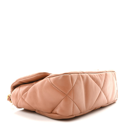 Chanel Lambskin Quilted Medium Chanel 19 Flap Brown 4 of 11
