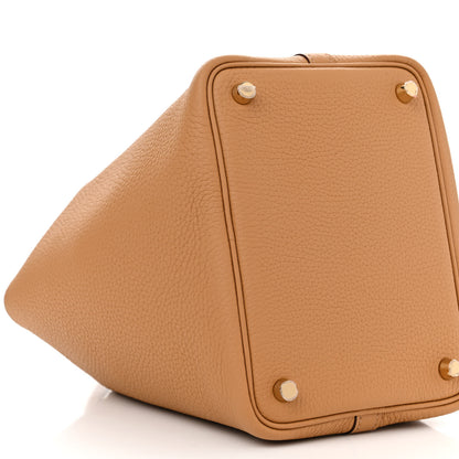 Hermes Taurillon Clemence Picotin Lock 18 PM Biscuit 9 of 11