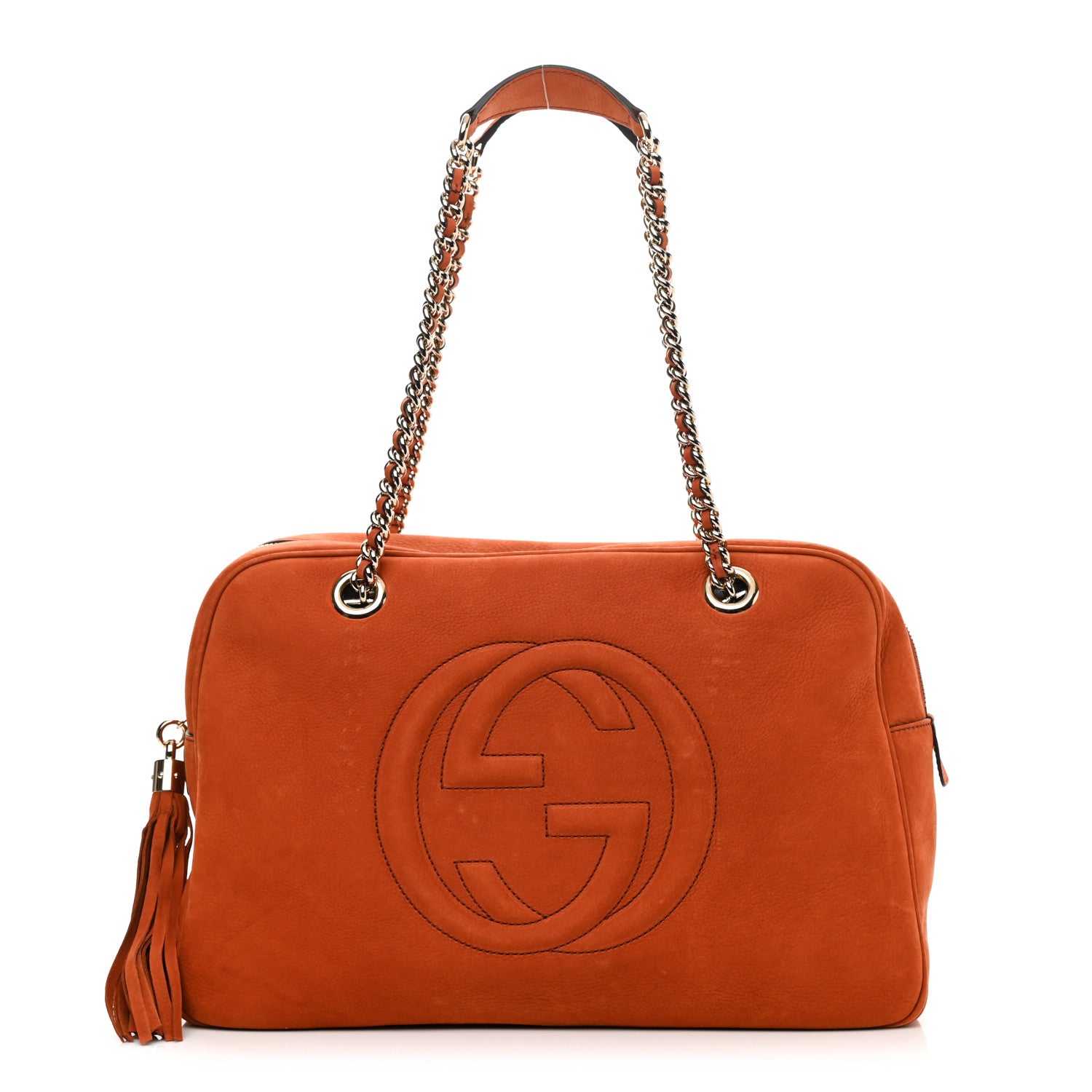Gucci Vitello Range Medium Soho Bowler Old Whisky 1 of 9