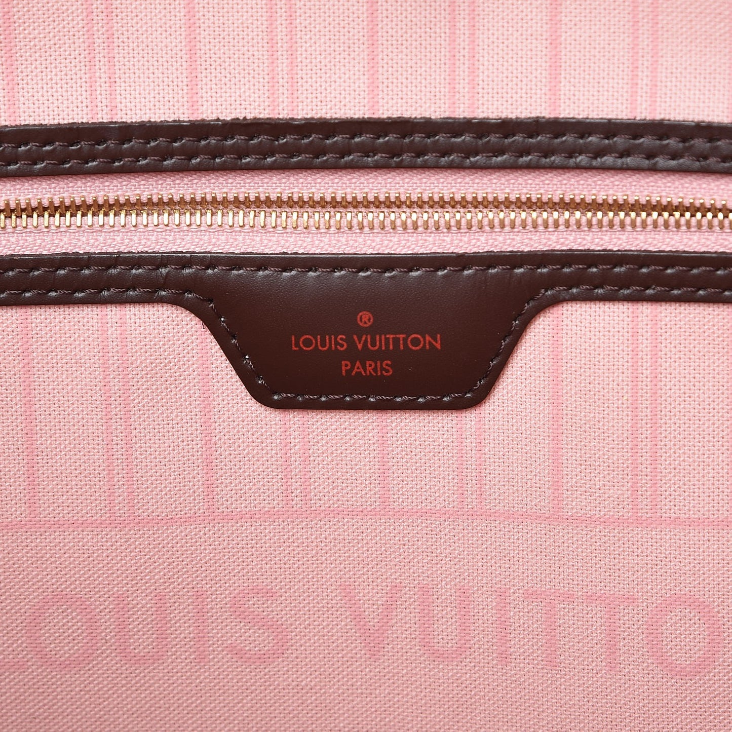 Damier Ebene Neo Neverfull MM Rose Ballerine