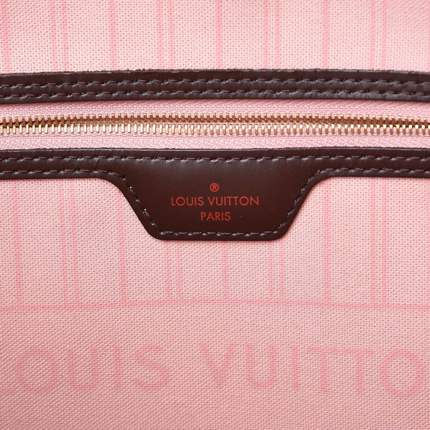 Louis Vuitton Damier Ebene Neo Neverfull MM Rose Ballerine 6 of 11