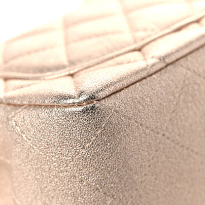 Chanel Metallic Lambskin Quilted Mini Square Flap Gold 9 of 11