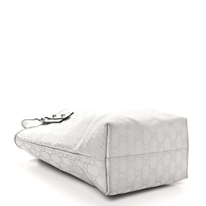 Gucci Monogram Tote Bag Silver 3 of 9