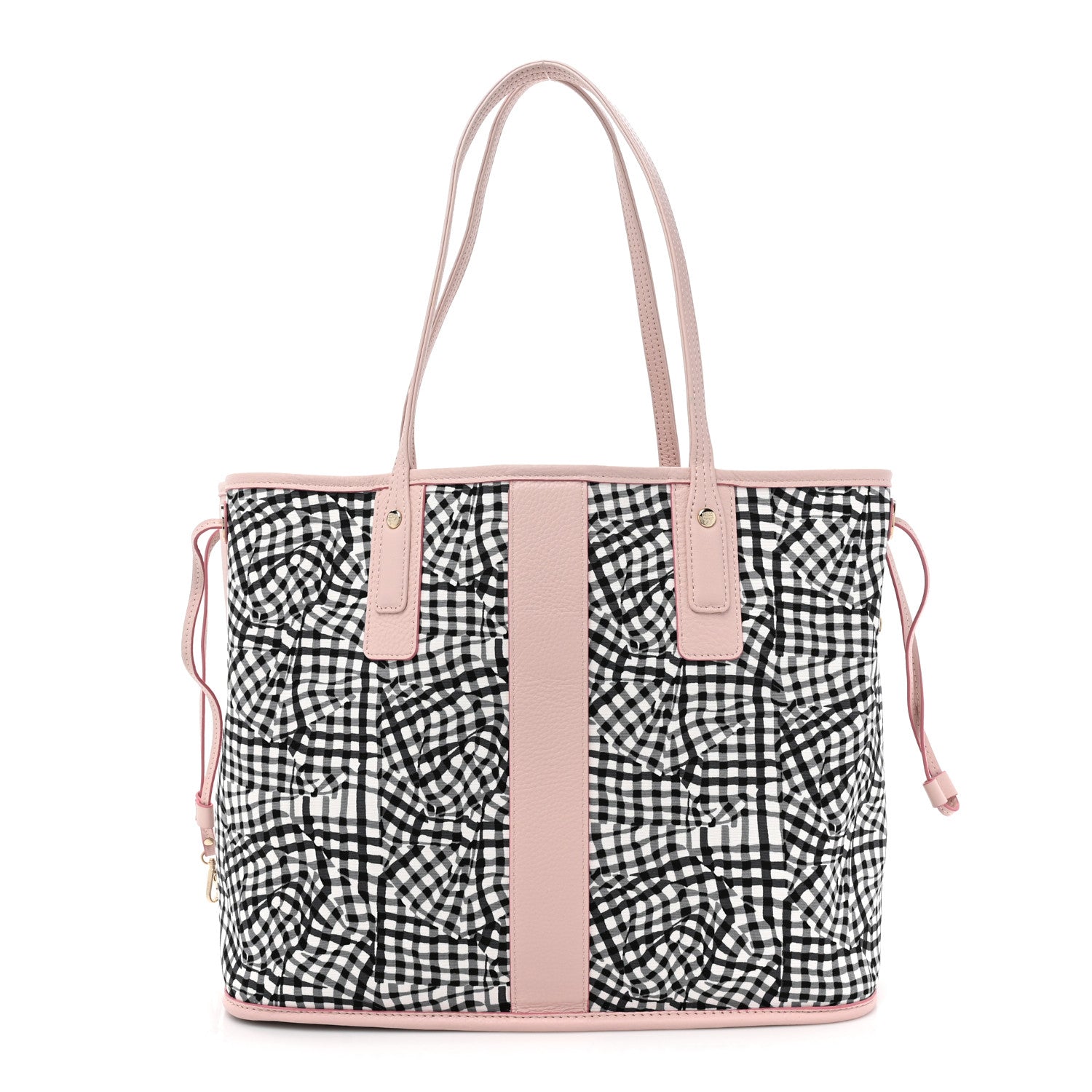 MCM Visetos Medium Liz Reversible Shopper Tote Powder Pink 3 of 14