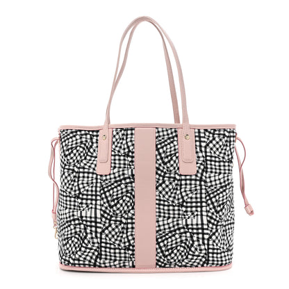 MCM Visetos Medium Liz Reversible Shopper Tote Powder Pink 3 of 14