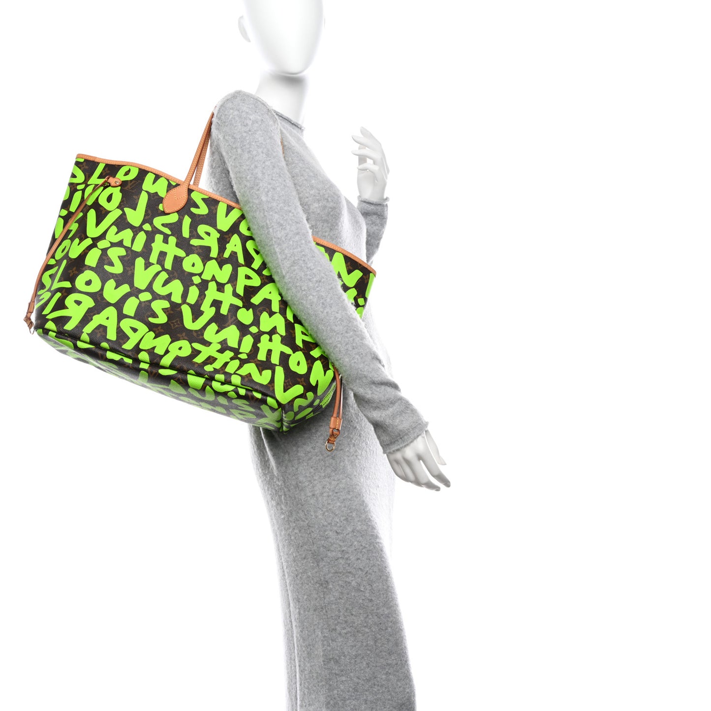 Monogram Graffiti Neverfull GM Green