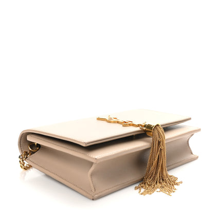 Saint Laurent Smooth Calfskin Classic Monogram Kate Tassel Chain Wallet Nude Powder 4 of 10