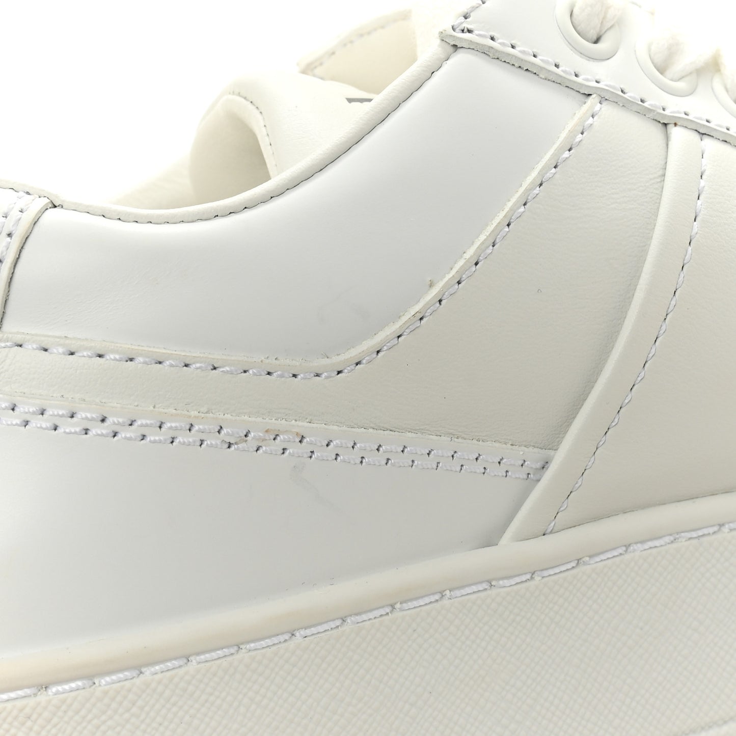 Vitello Rois Triangle Womens Downtown Platform Low Top Sneakers 37 White